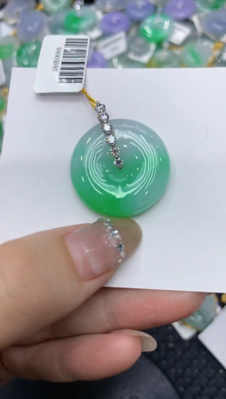 【闪购商品】翡翠颈饰18K金镶嵌 222222222