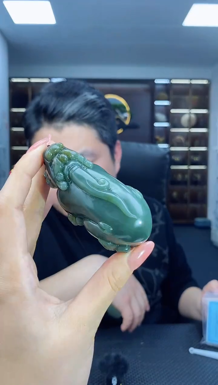 【闪购商品】和田玉颈饰未镶嵌貔貅手把件清货4