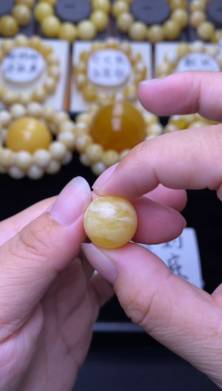 裸石琥珀未镶嵌大小姐珠宝严选5