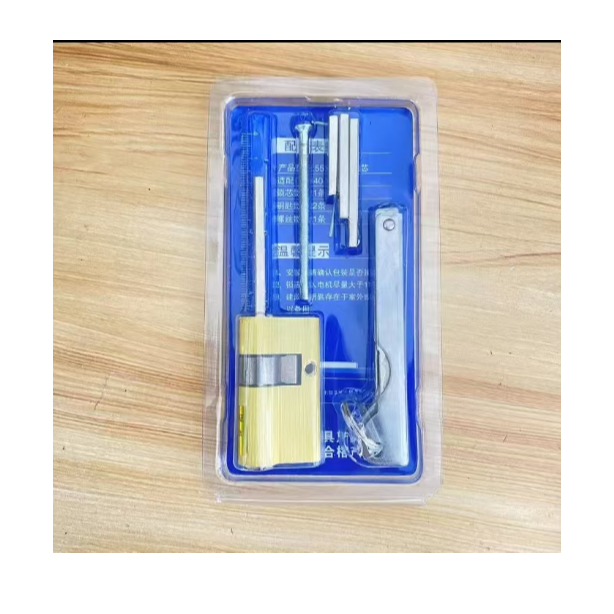 全自动指纹锁锁芯通用型不锈钢柄铜锁芯