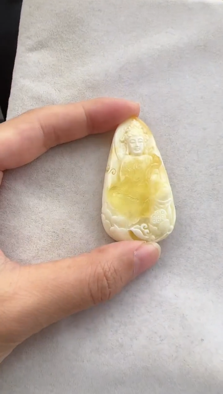 【闪购商品】定制琥珀未镶嵌10113053-吊坠