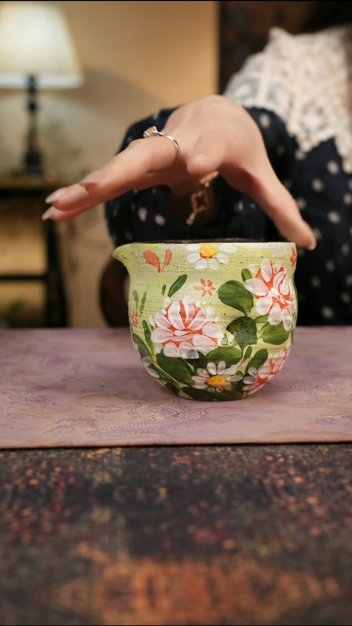 杯景德镇陶瓷杯碗柴烧多人