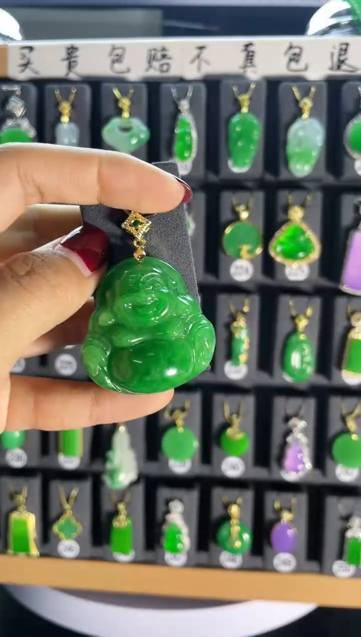 【闪购商品】翡翠耳饰银S925镶嵌221..