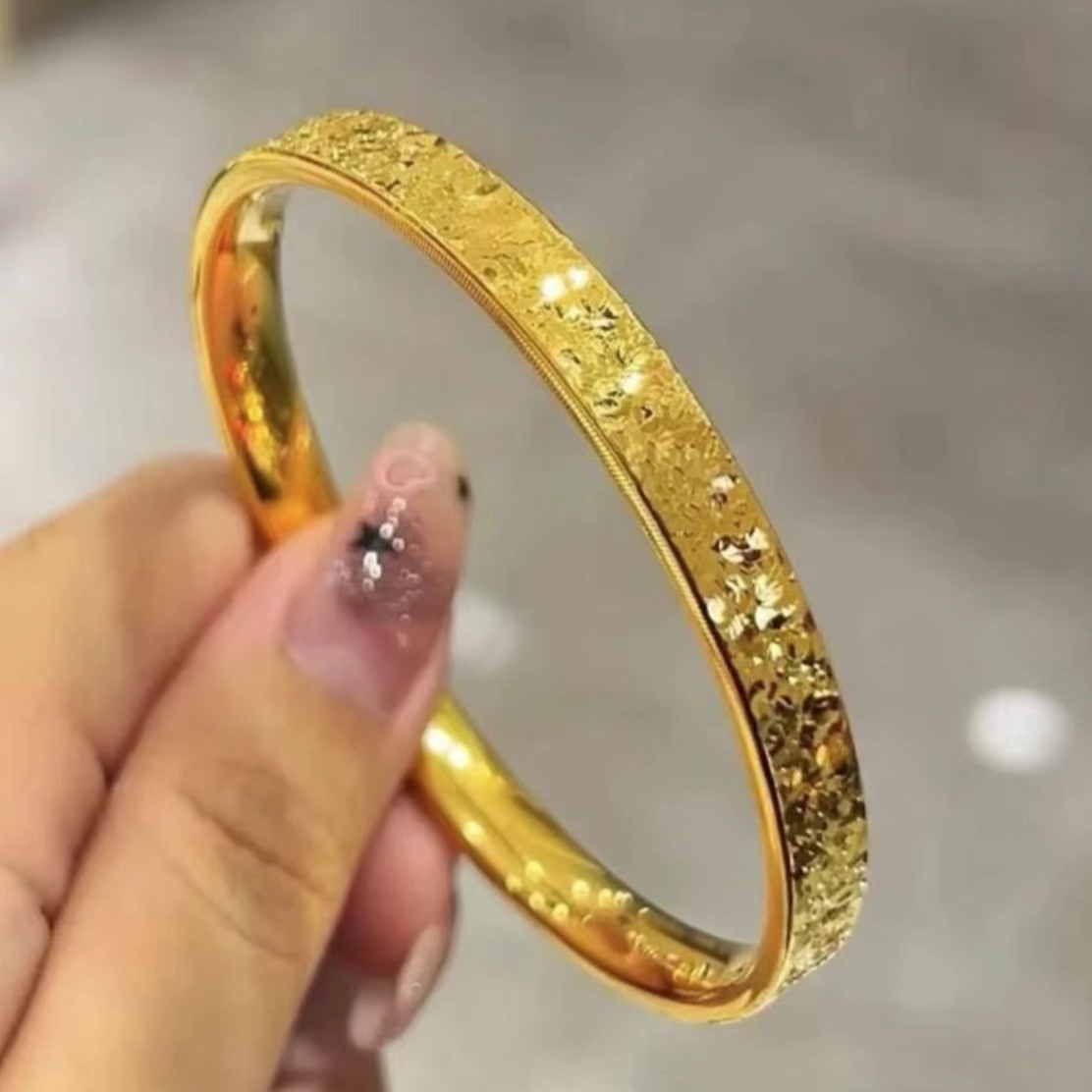 合金手镯 合金精品 碎冰冰手镯（点进选圈口）