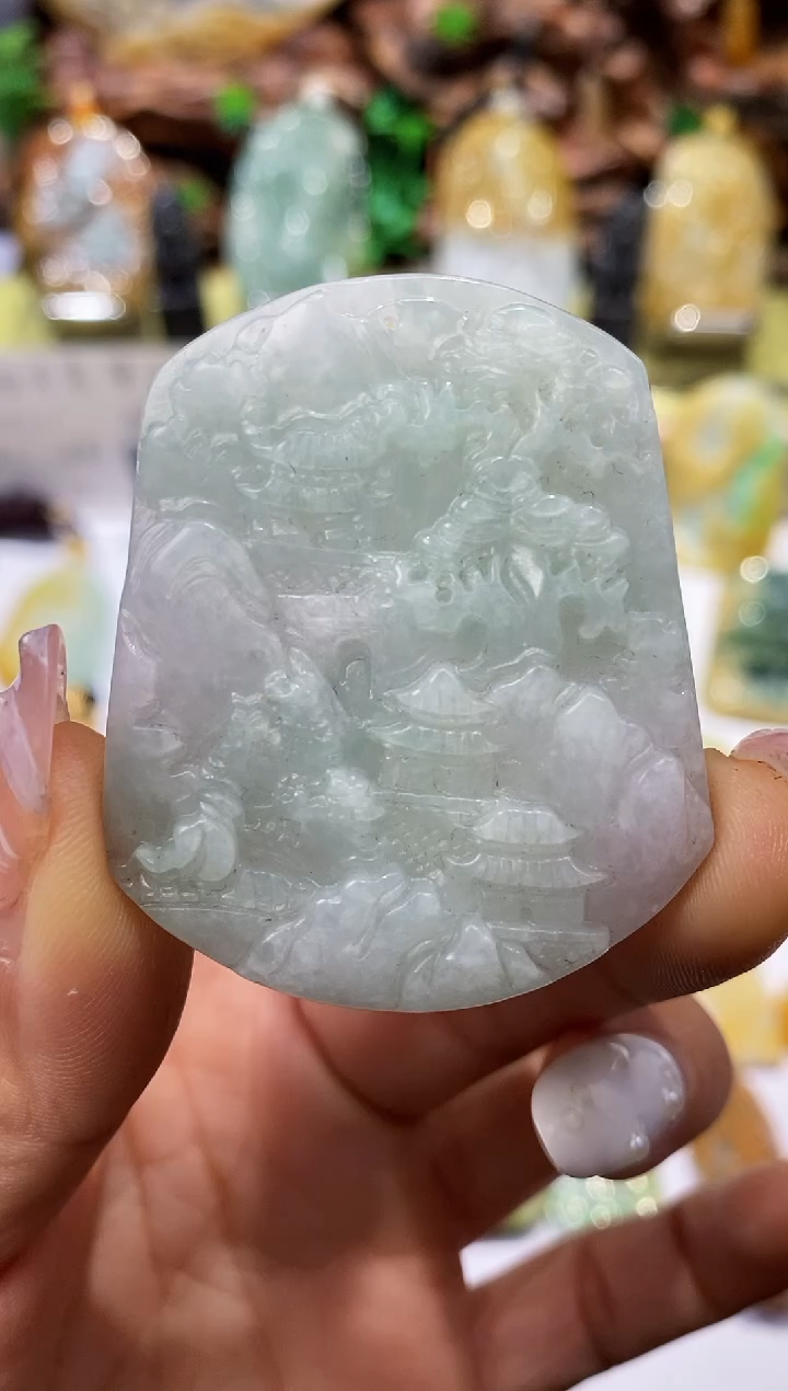 【闪购商品】翡翠颈饰未镶嵌翡翠A货