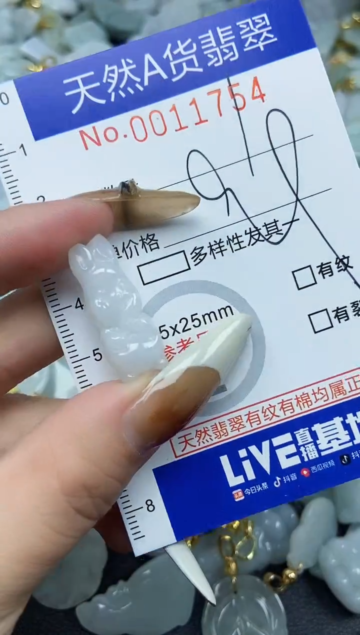 【闪购商品】翡翠颈饰未镶嵌天然A货翡翠