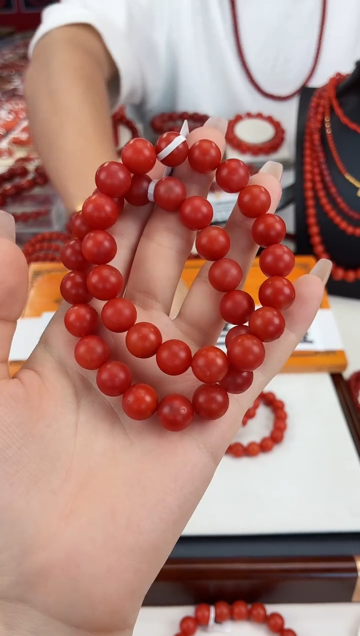 南红玛瑙大水沟手串11+未镶嵌（多样式发其一）