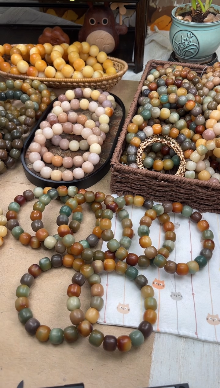 手串菩提根/象牙果a879 卡13.8 干磨糖壳微瑕