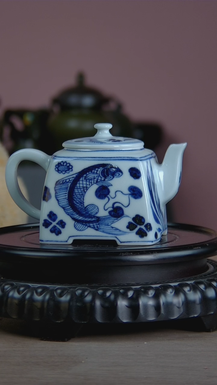 脸*景韵堂仿清茶叶末釉