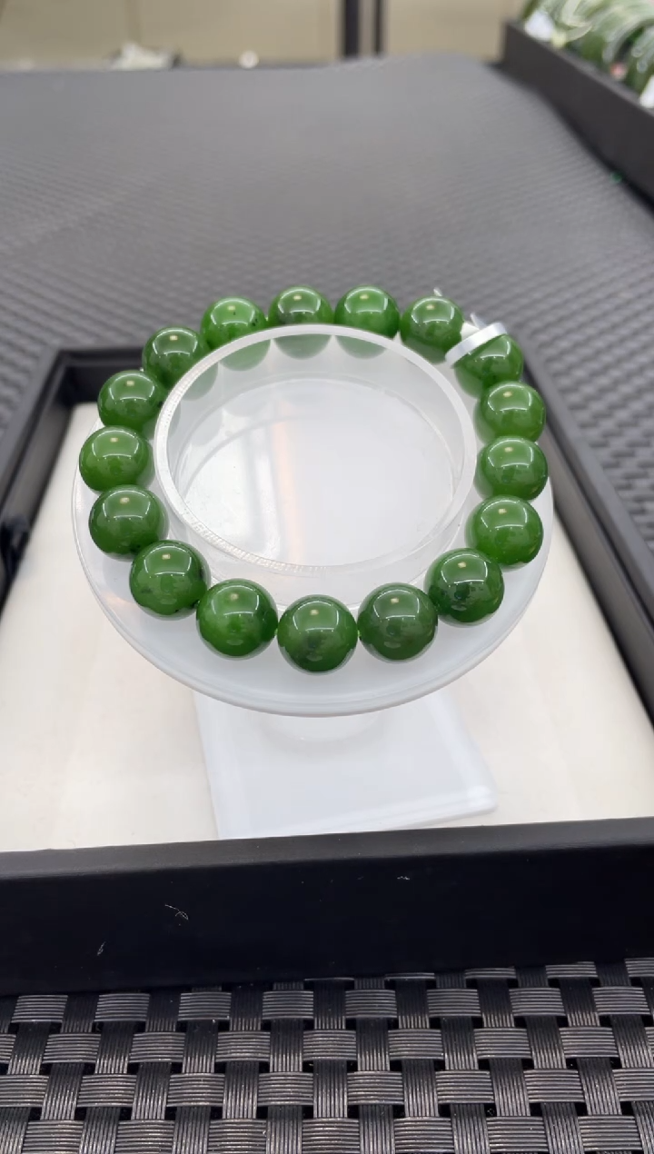 未镶嵌手链和田玉微矿点（多样性发一件）S1470