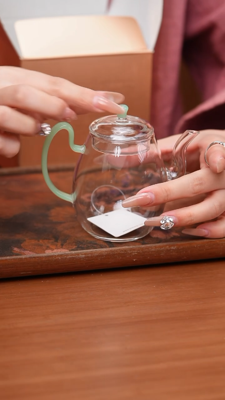 【闪购商品】禾器/晶彩灵雀壶/浅玉色/定制版