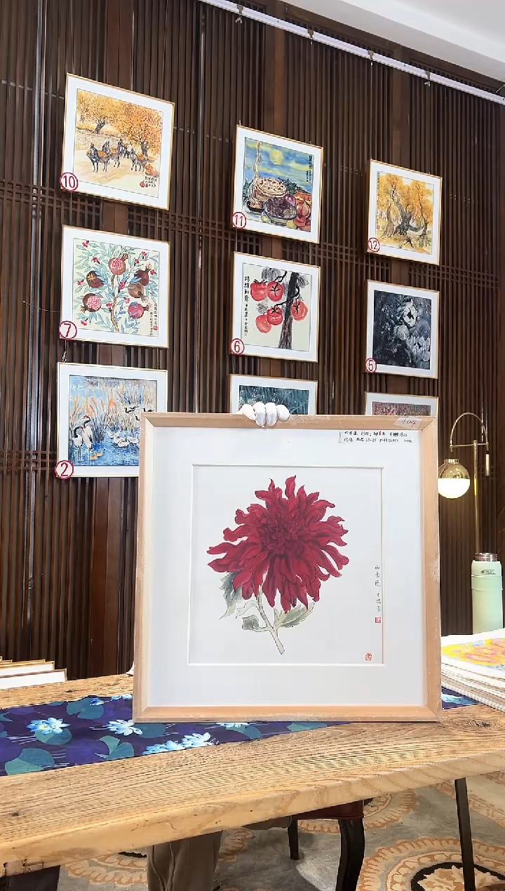 版画耿玉琨名章限量版画S