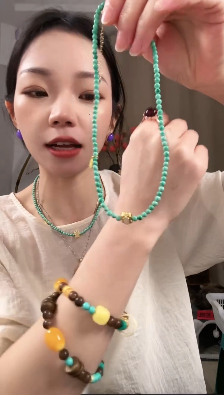 【闪购商品】琥珀颈饰未镶嵌E420EEEEE