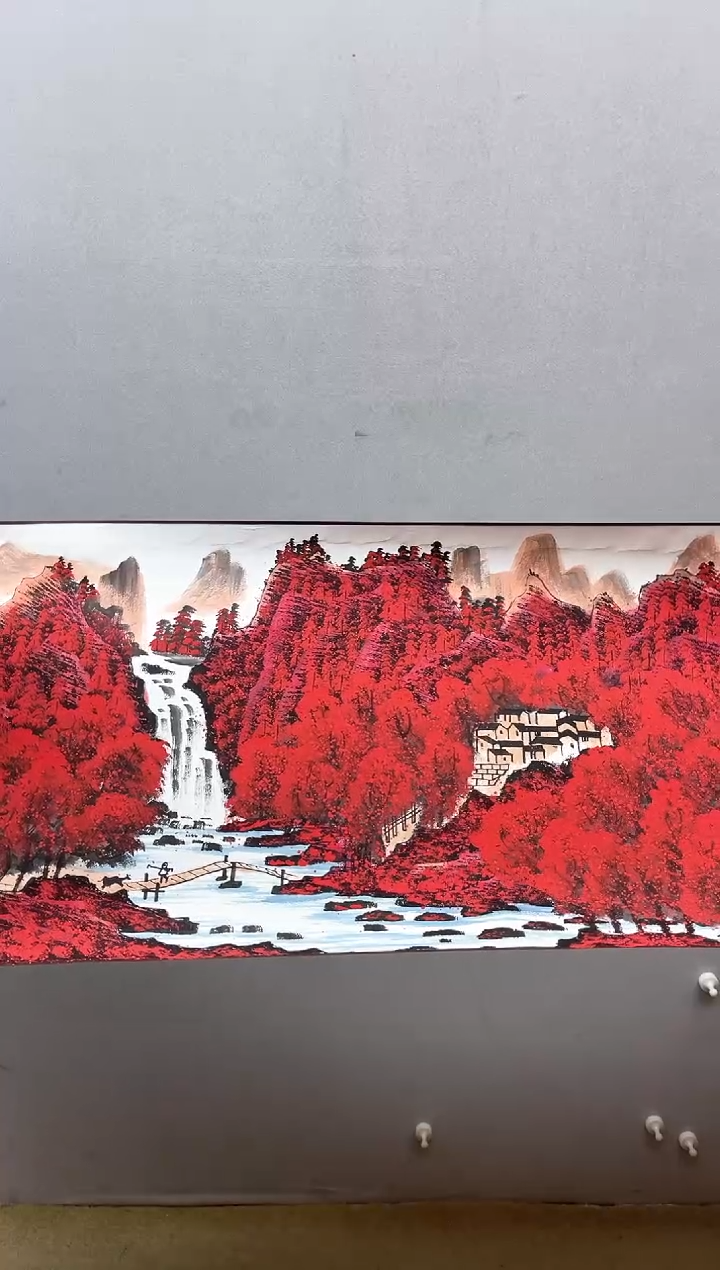 【闪购商品】国画张金专 万山红遍十米长卷