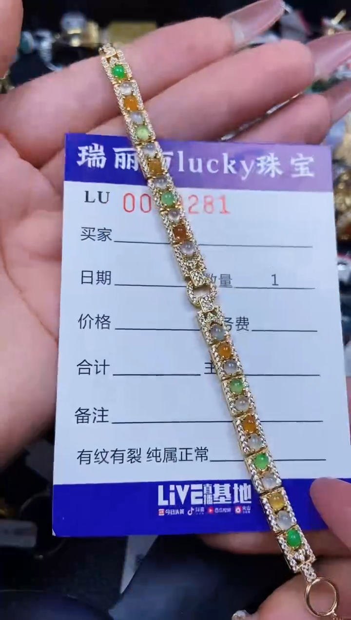 翡翠银S925镶嵌颈饰0281