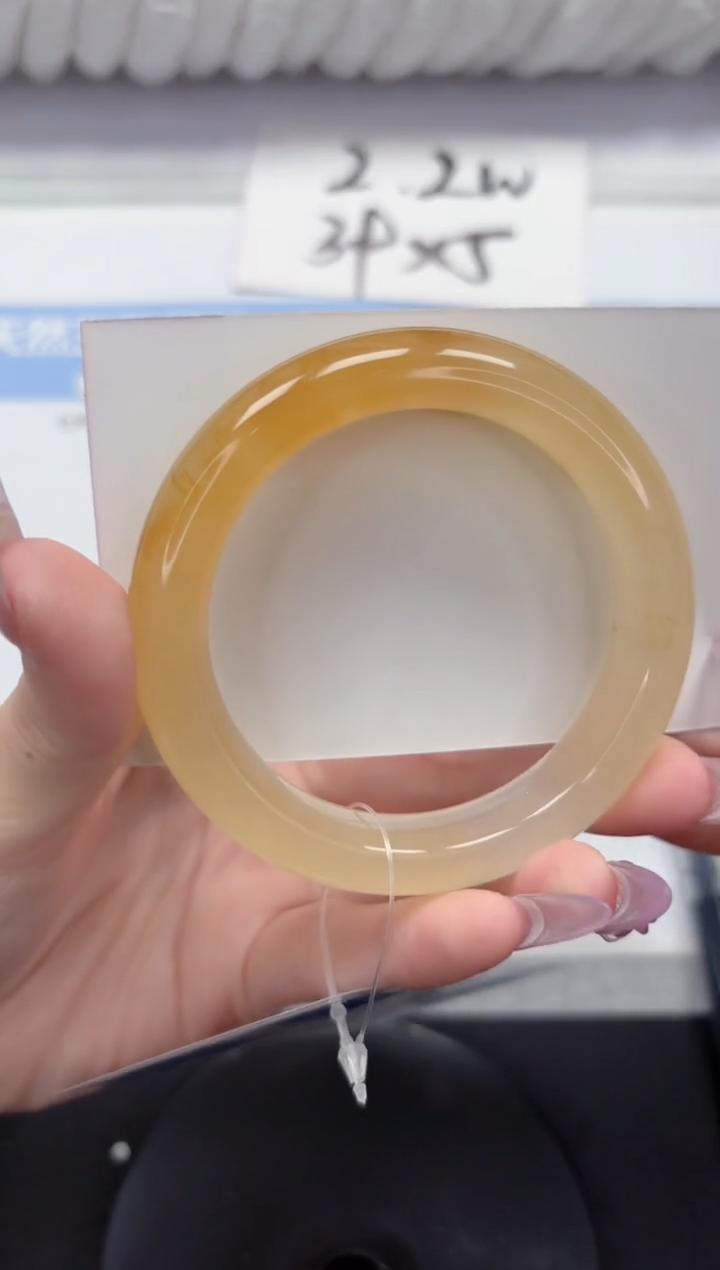 石英质玉手镯未镶嵌A72-54.7