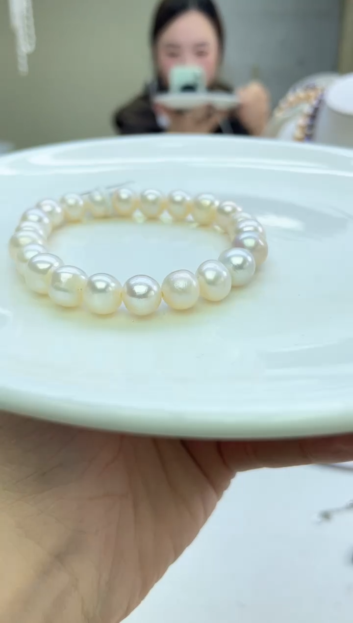 未镶嵌手链淡水珍珠白色系手链