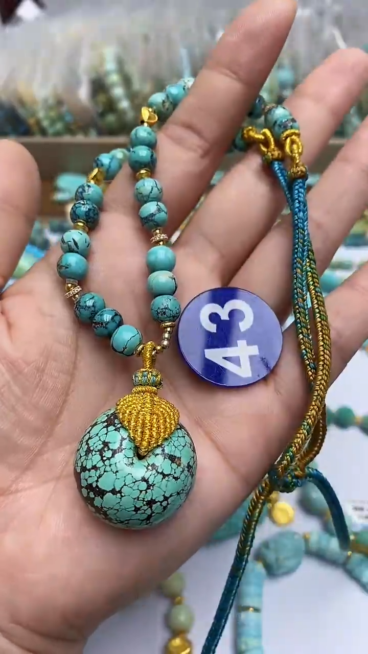 【闪购商品】绿松石项链未镶嵌43