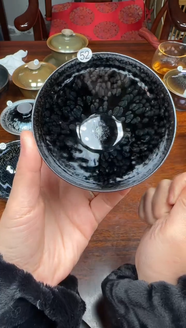 【闪购商品】茶盏52非遗名家罗云和老师刀锋口油滴