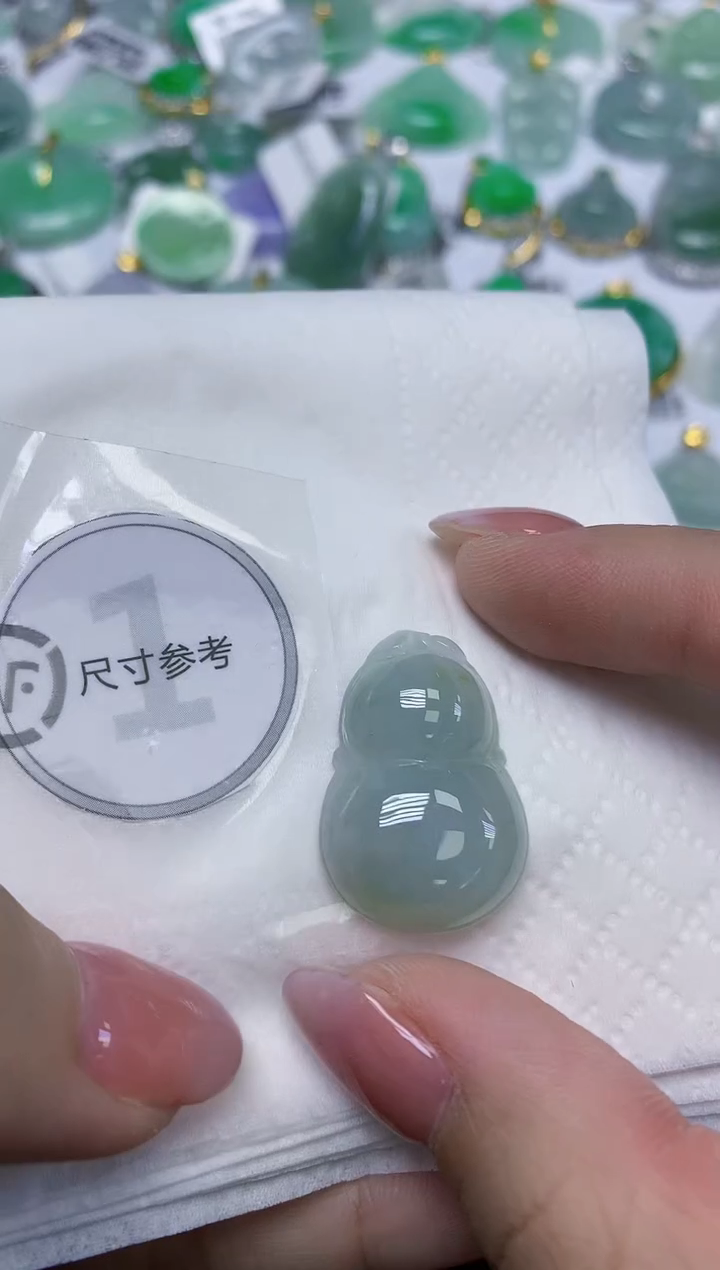 颈饰未镶嵌翡翠天然缅甸翡翠A货百元以上9元证书费自理