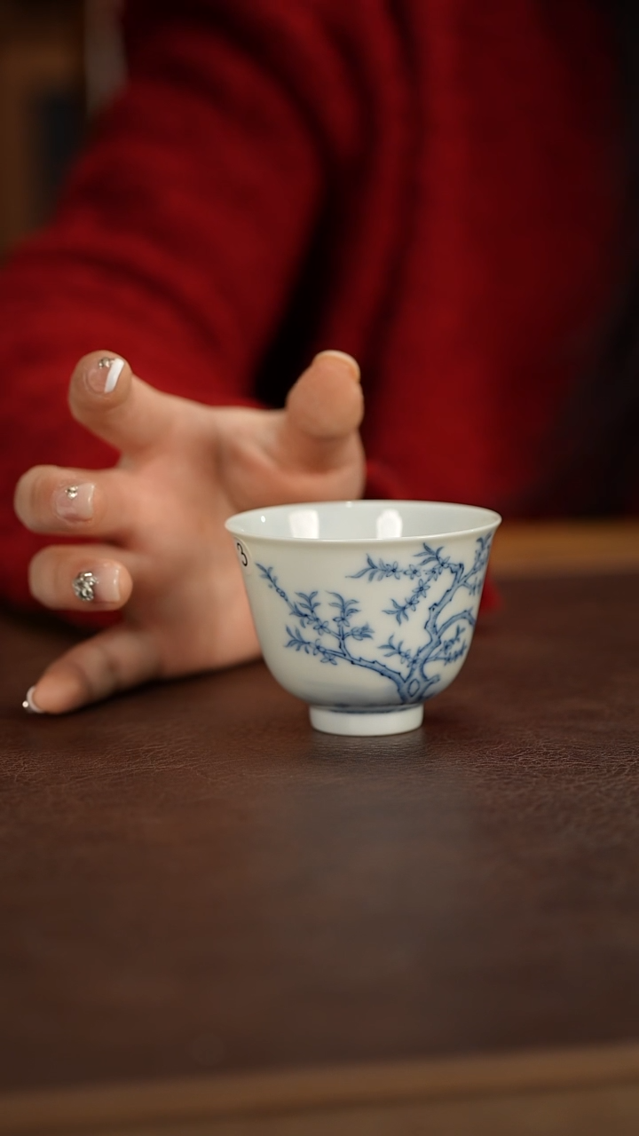 【闪购商品】博瑞堂薄胎花神杯