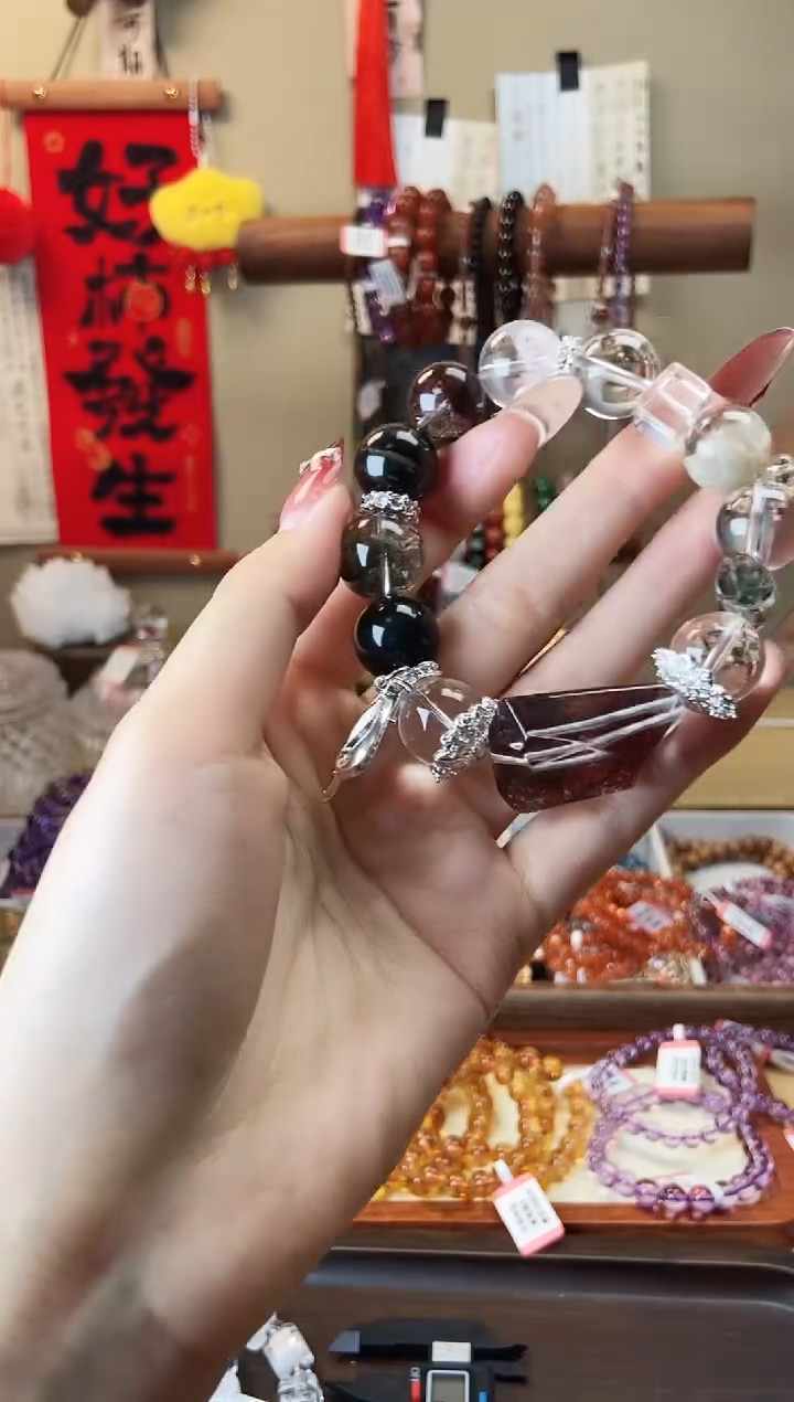 【闪购商品】水晶手串合金幽灵高定