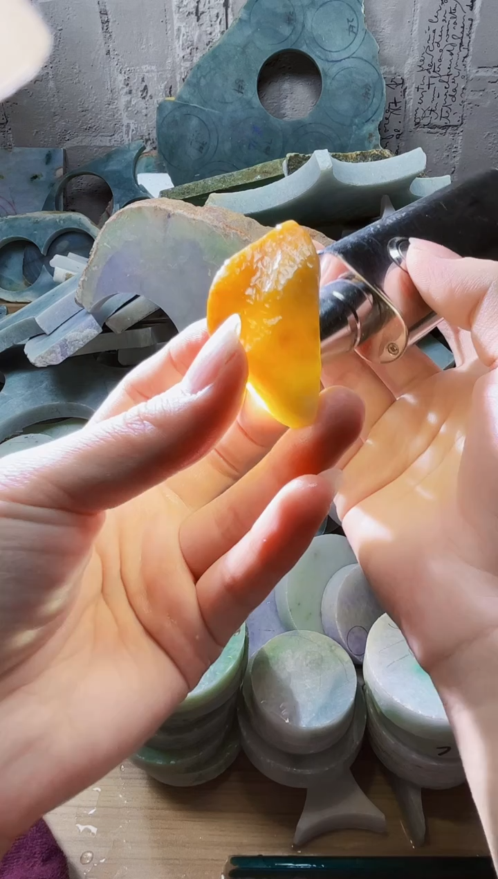 裸石翡翠天然翡翠A货 南 871