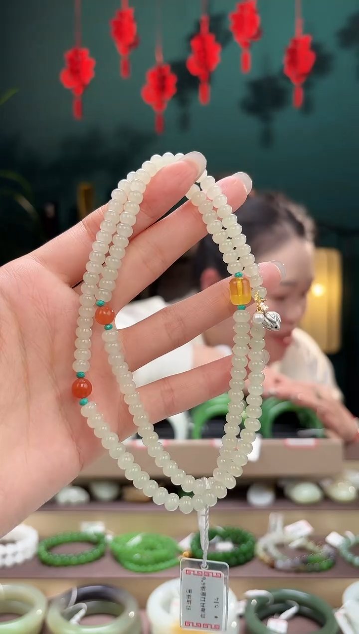 【闪购商品】和田玉项链未镶嵌卡6项链