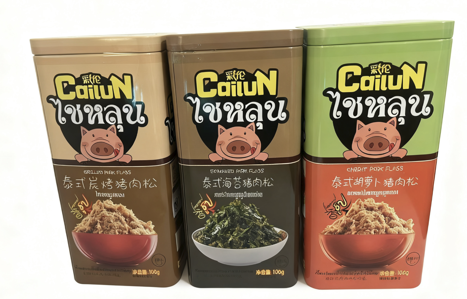 泰式碳烤海苔胡萝卜猪肉松即食拌饭料辅食休闲零食(保质期至26.6)