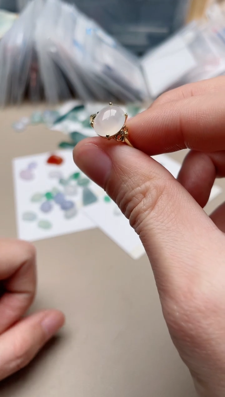 【闪购商品】翡翠戒指银S925镶嵌1000000026