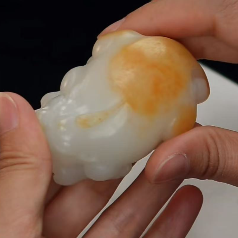 清 和田玉/  貔貅