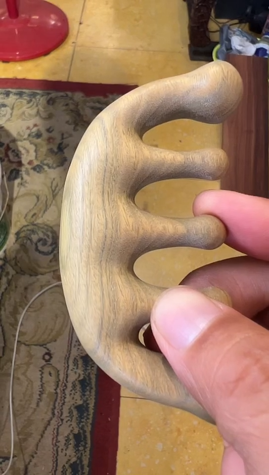 紫檀木类端景台阿根廷绿檀梳子