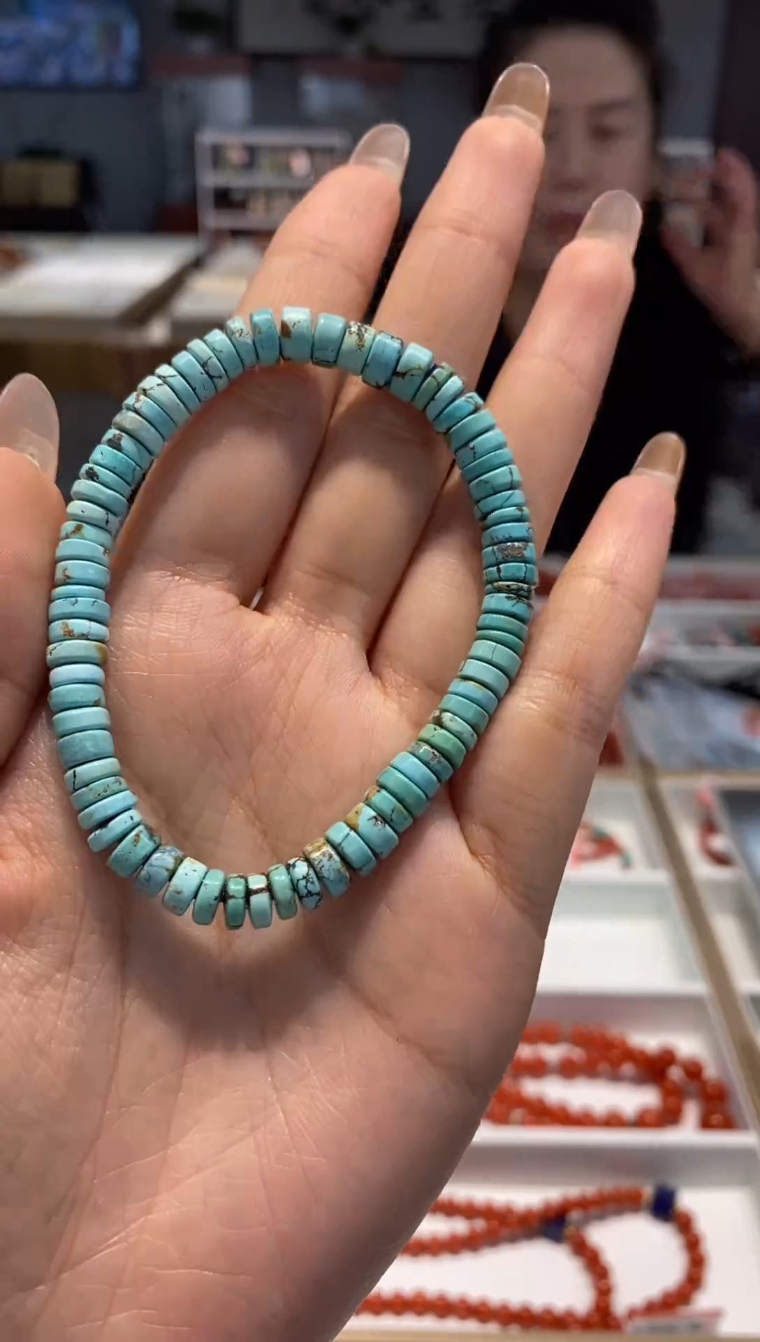 【闪购商品】绿松石手串未镶嵌手串