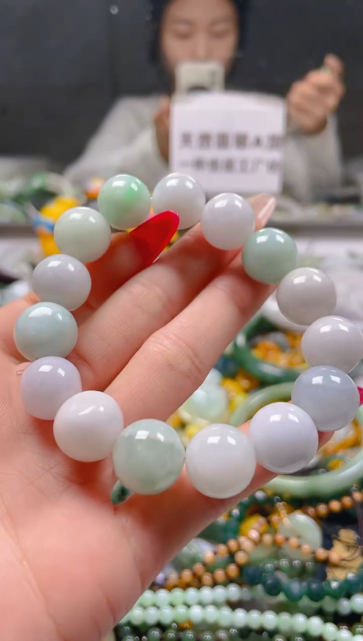 【闪购商品】翡翠颈饰未镶嵌13MM/L/翡翠A货一图一物