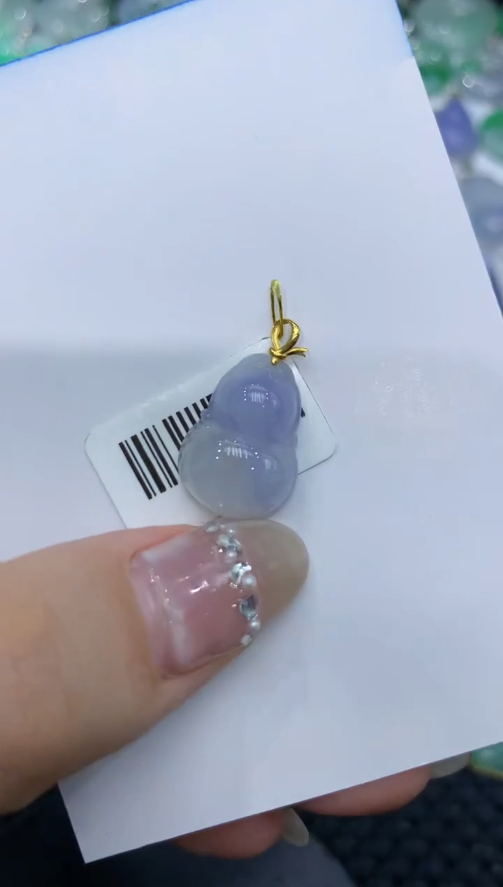 【闪购商品】翡翠颈饰18K金镶嵌222222222