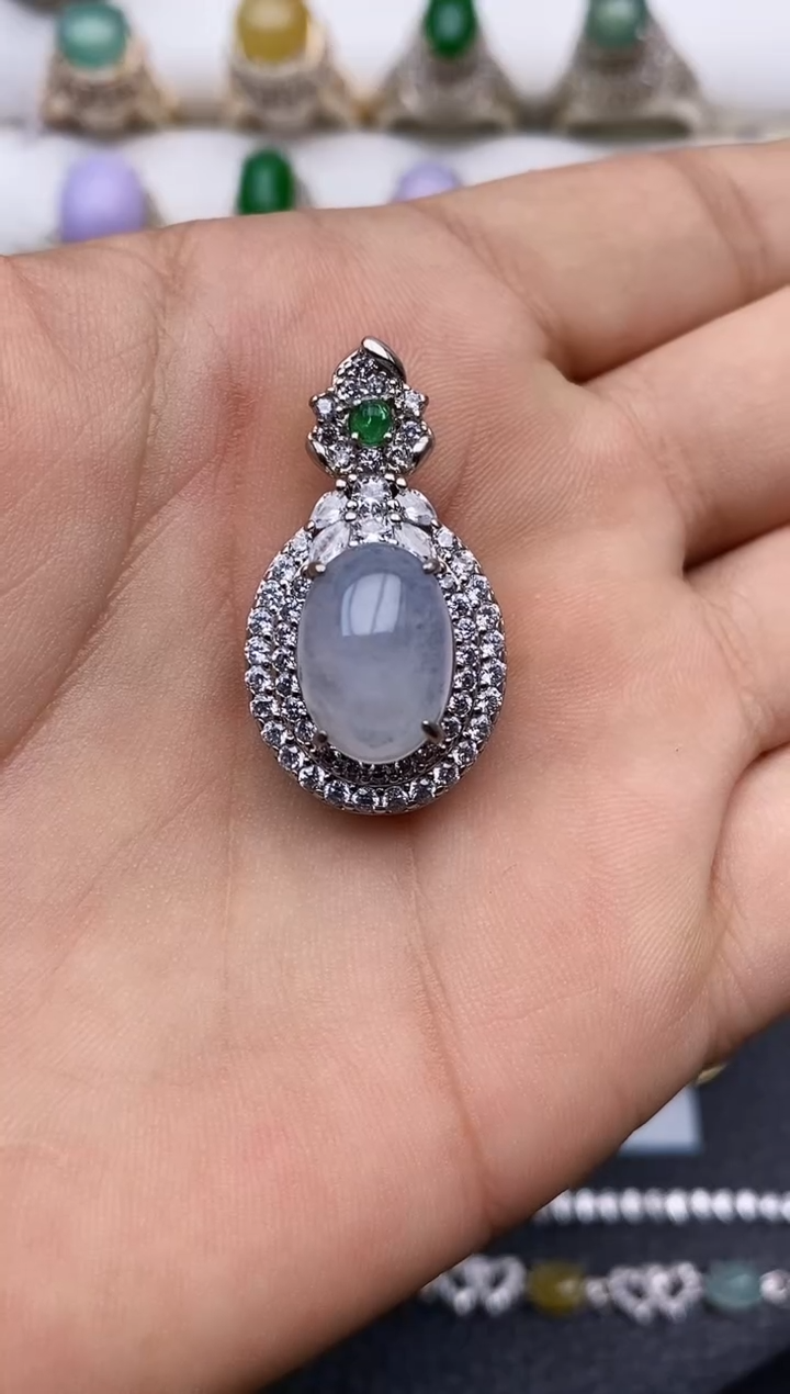 翡翠未镶嵌颈饰福利0016