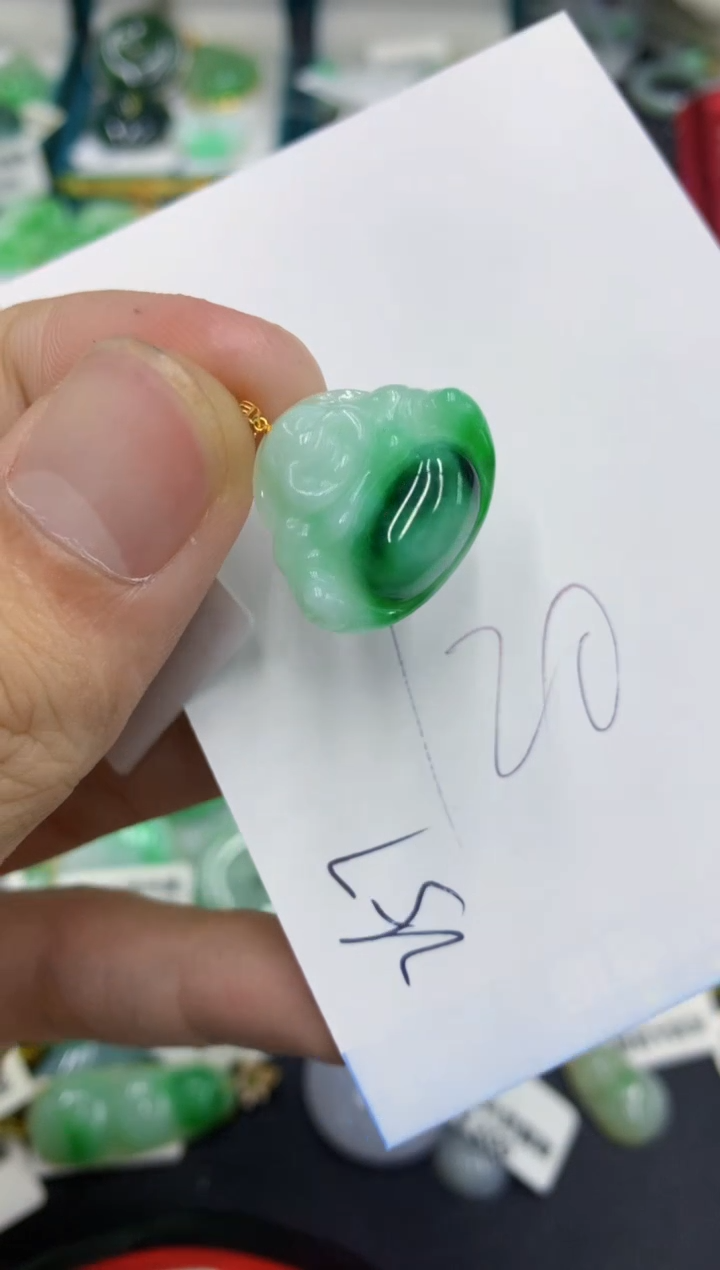 【闪购商品】翡翠颈饰18K金镶嵌号链接1111111111