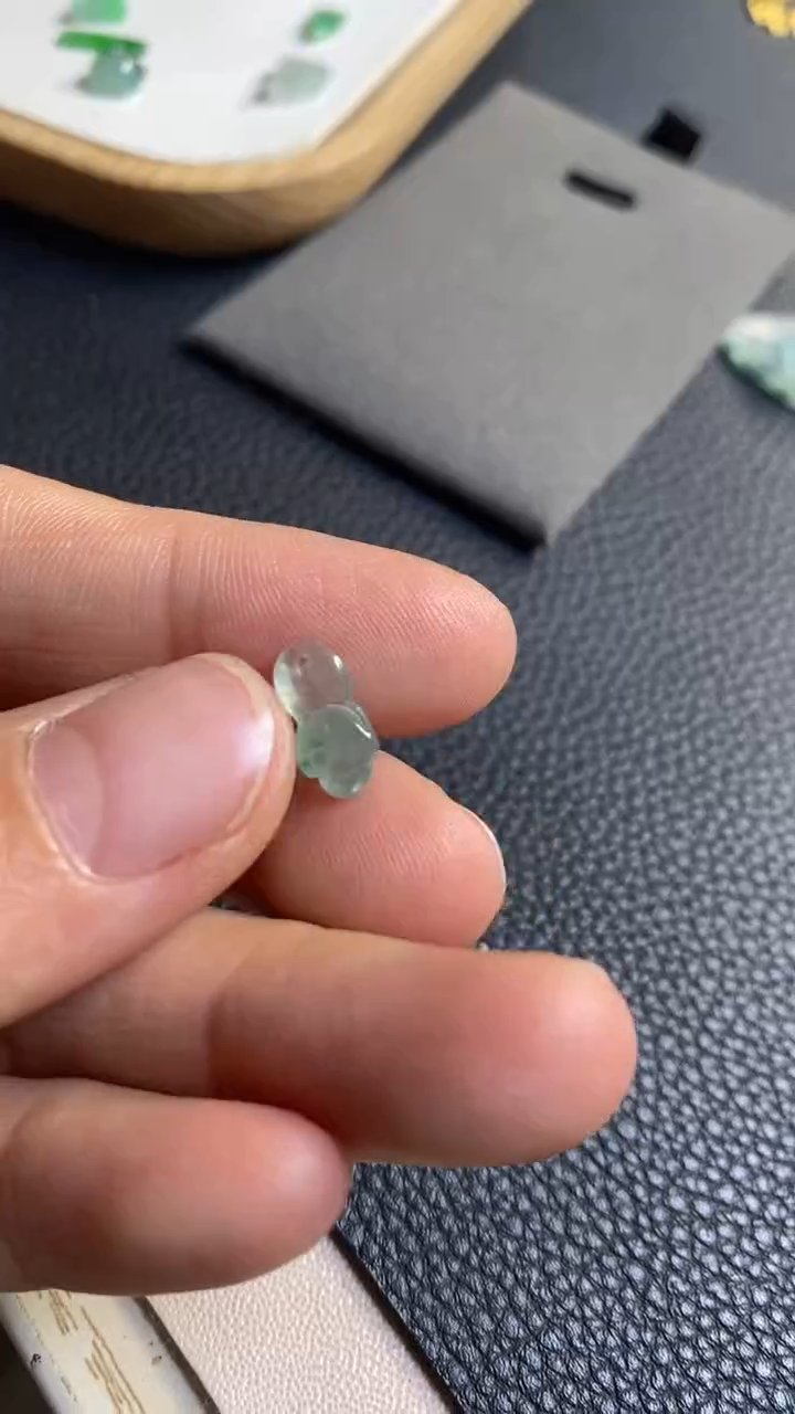 颈饰未镶嵌翡翠净货36266