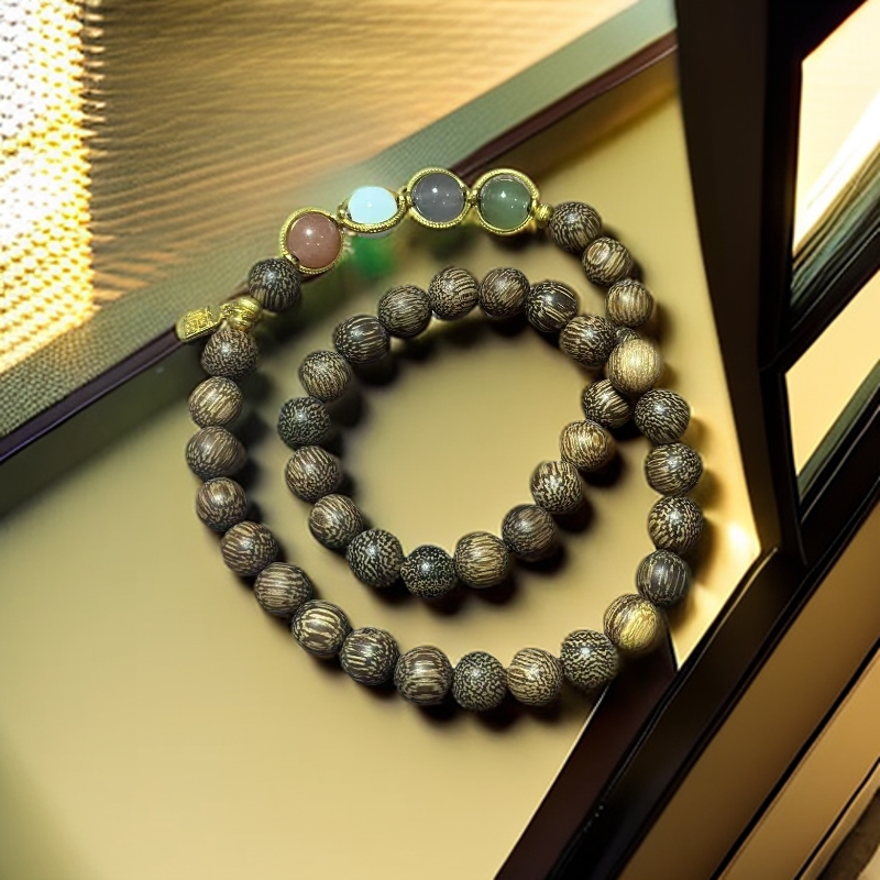 S1088-双圈福寿双全双圈精品手串