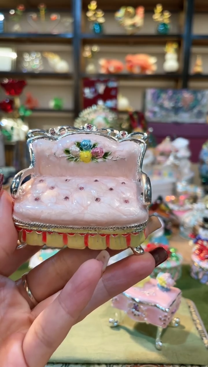 【闪购商品】精致珐琅彩首饰盒