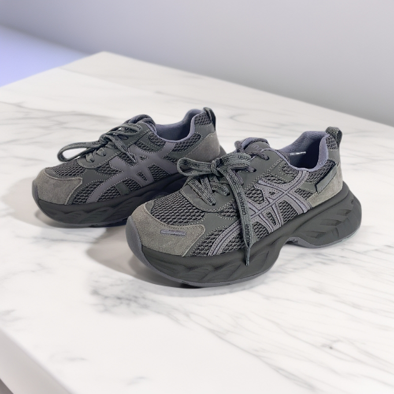 复古00955-78厚底时尚百搭软底增高休闲鞋