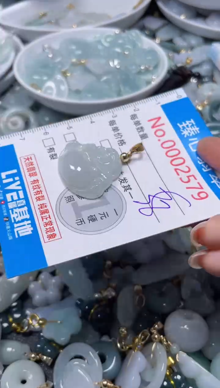 颈饰未镶嵌翡翠2579
