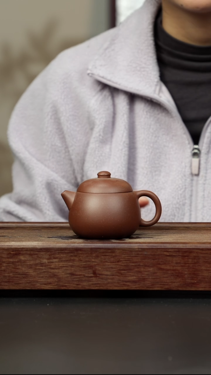 紫砂茶壶底槽清 宽口文旦