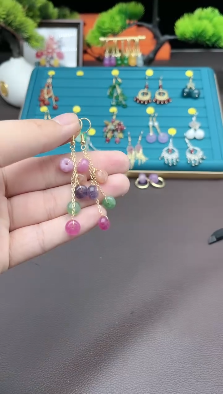 【闪购商品】玛瑙/玉髓耳钉银S925镶嵌910000