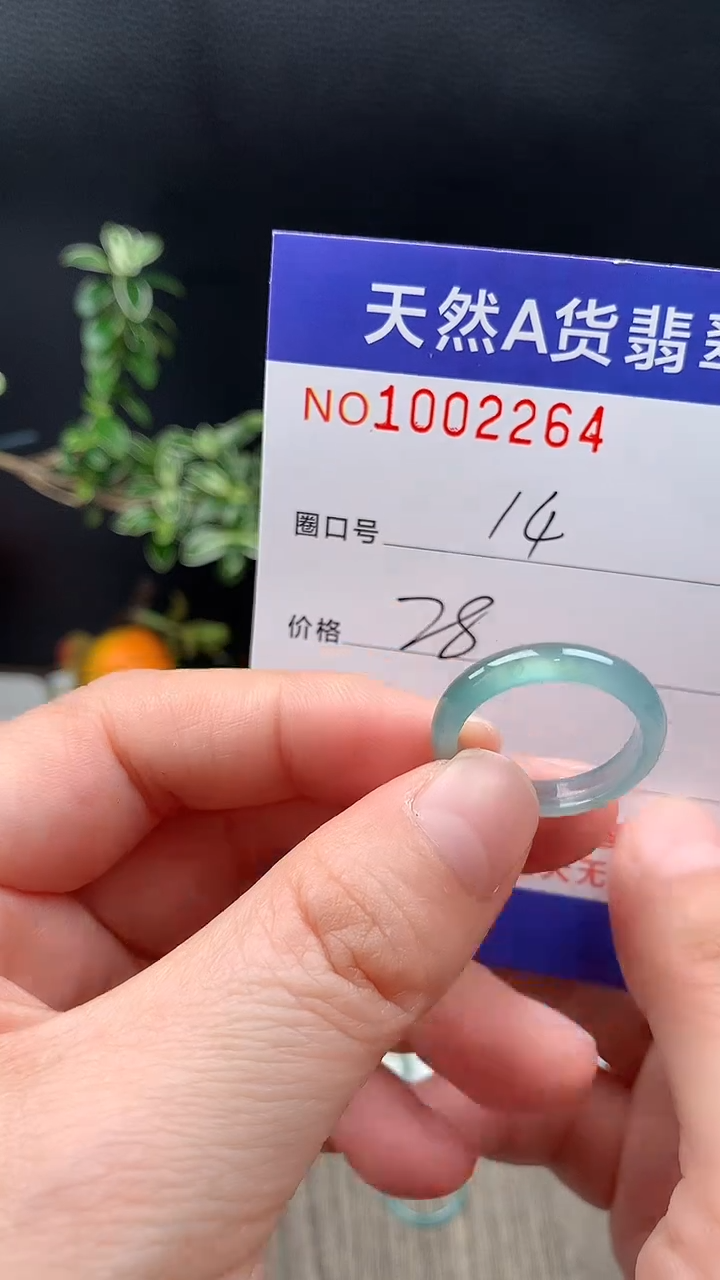 未镶嵌戒指翡翠14#