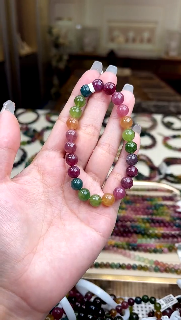 【闪购商品】碧玺/未镶嵌8mm+碧玺单圈多样性发货