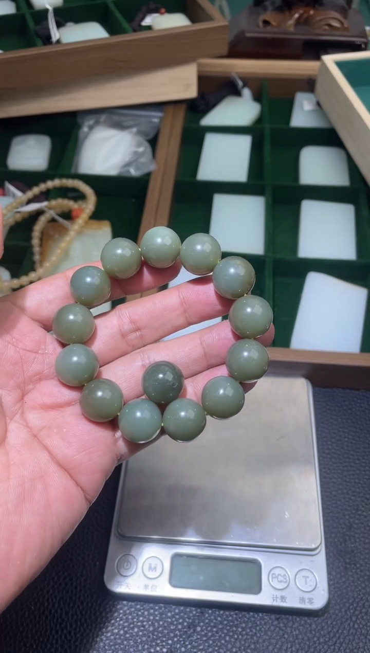 未镶嵌手串和田玉手串卡16