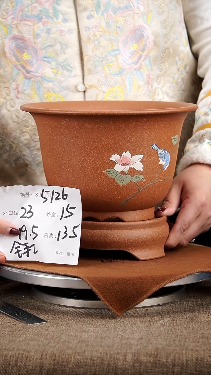 【闪购商品】紫砂花盆紫砂花盆5126