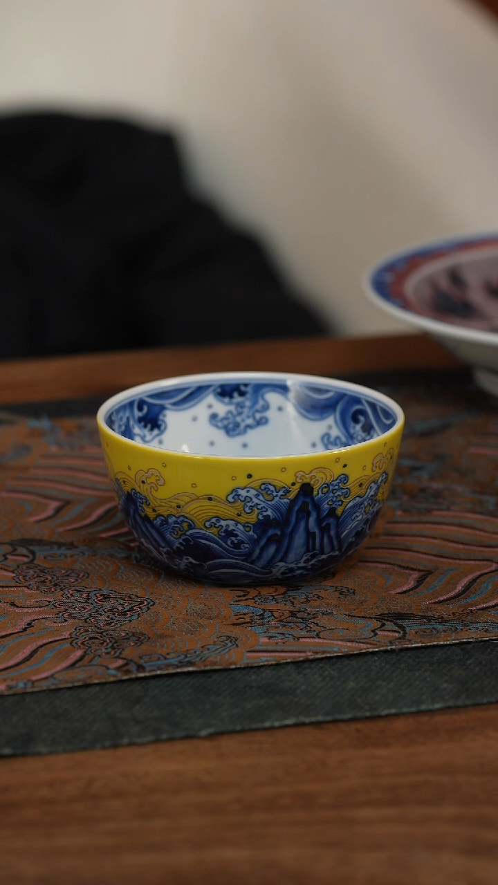 【闪购商品】水造江崖海水缸杯