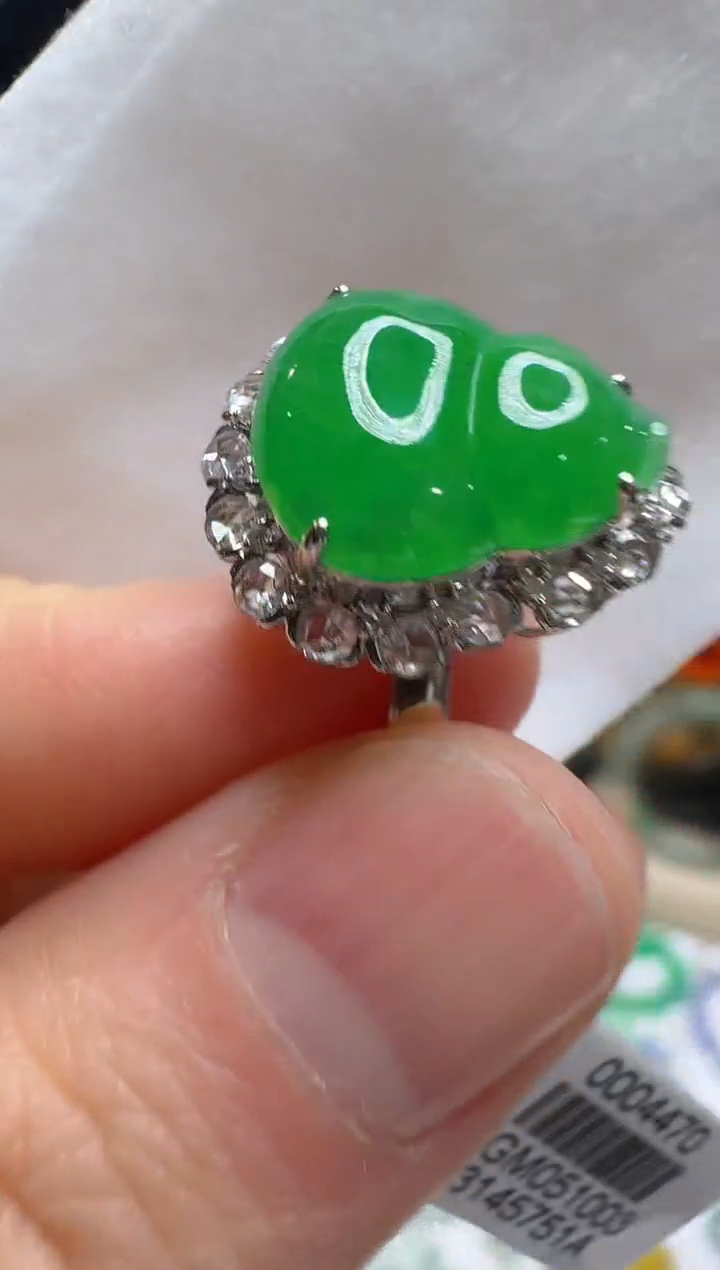 【闪购商品】翡翠戒指18K金镶嵌多样性团购发一件